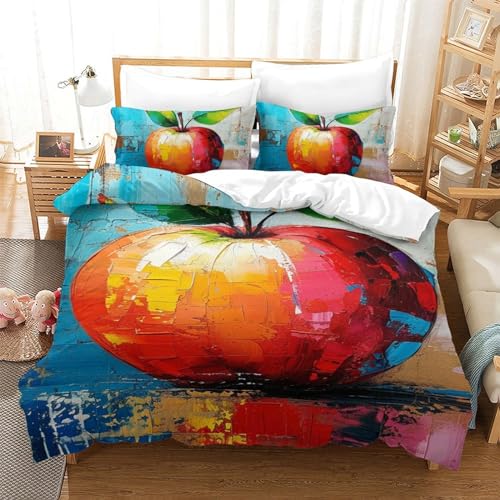 Parure de lit en microfibre douce fermeture éclair facile lit simple 140x200