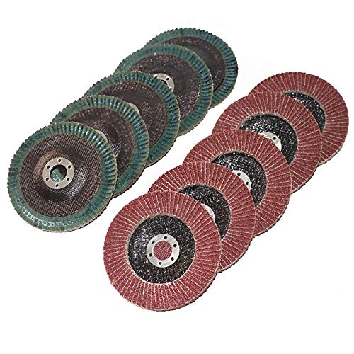 10Pcs 5″ 125mm 40 60 80 120 Grit Angle Grinder Flap Sanding Disc - View #13