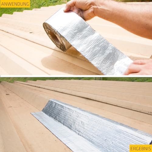 Sika – Dichtungsband – Sika MultiSeal Grau-Grün – für den Außenbereich – selbstklebend und wasserdicht – überstreichbar – 10 m x 100 mm