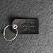 Ox & Pine Handmade Leather Luggage Tag With Travel Quote - 100% Full-Grain Leather | 3.5