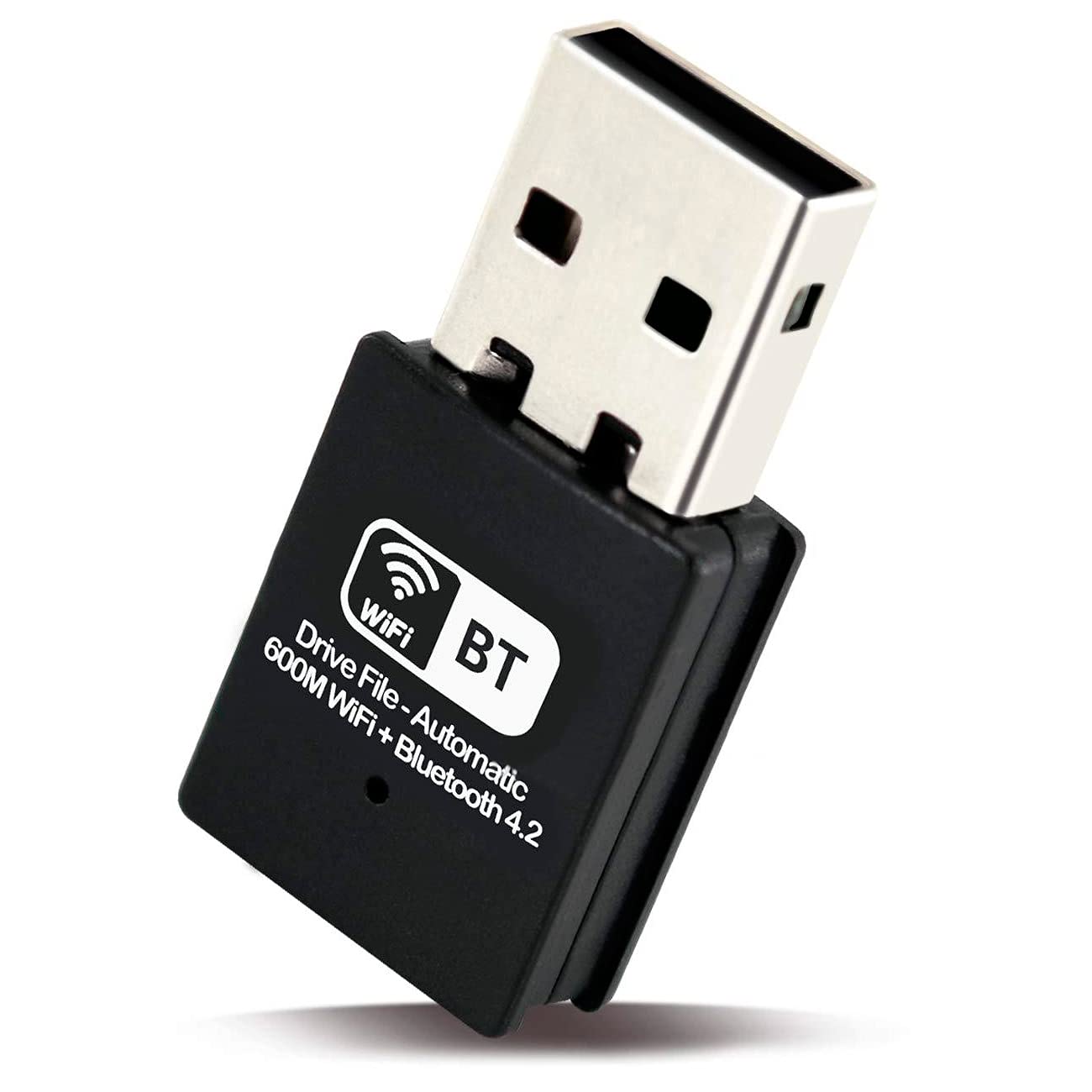 Adaptador USB WiFi Bluetooth - Tarjeta de Red WiFi Doble Banda 2.4Ghz/5.8Ghz + Bluetooth 4.2 Dongle Receptor WiFi para PC sobremesa Pincho Driver Free