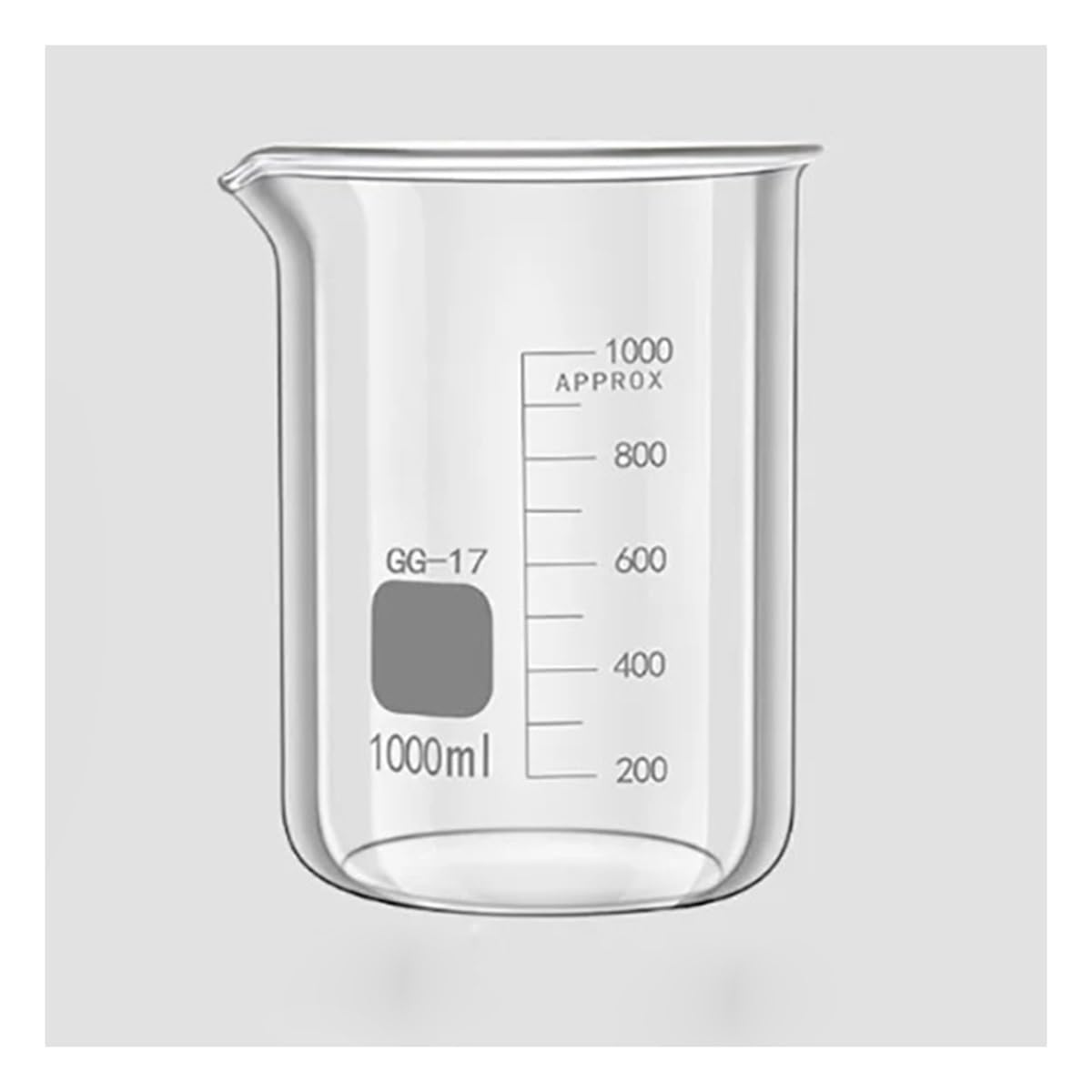 Bécher de laboratoire 1000ml pour mesurer et verser proprement - 6