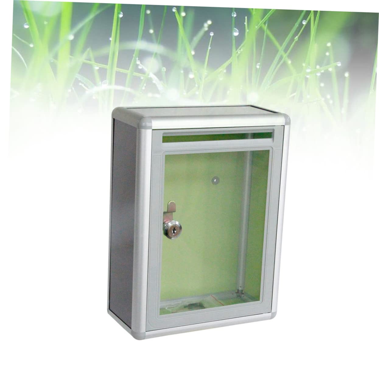 Cabilock 1pieza Buzón De Sugerencias Acrílico Transparente Caja De Quejas Pequeña Para Oficina y Hogar Instalación Pared Capacidad Amplia Para Documentos y Correspondencia