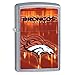 Zippo NFL Denver Broncos Street Chrome Pocket Lighter