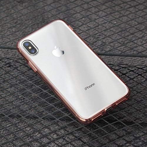 Ringke Fusion Designed for iPhone X Case Transparent Scratch Protection for iPhone X Cover (Not Compatible with iPhone Xs) - Rose Gold