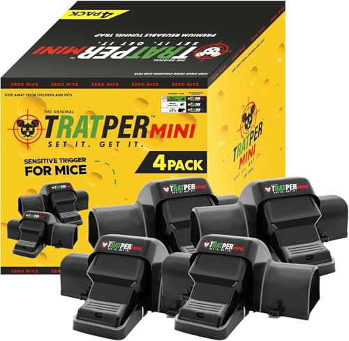 Tratper Mouse Tunnel Traps. Prevents Accidental Triggering with Dual Tunnel Design. Covered Snap...
