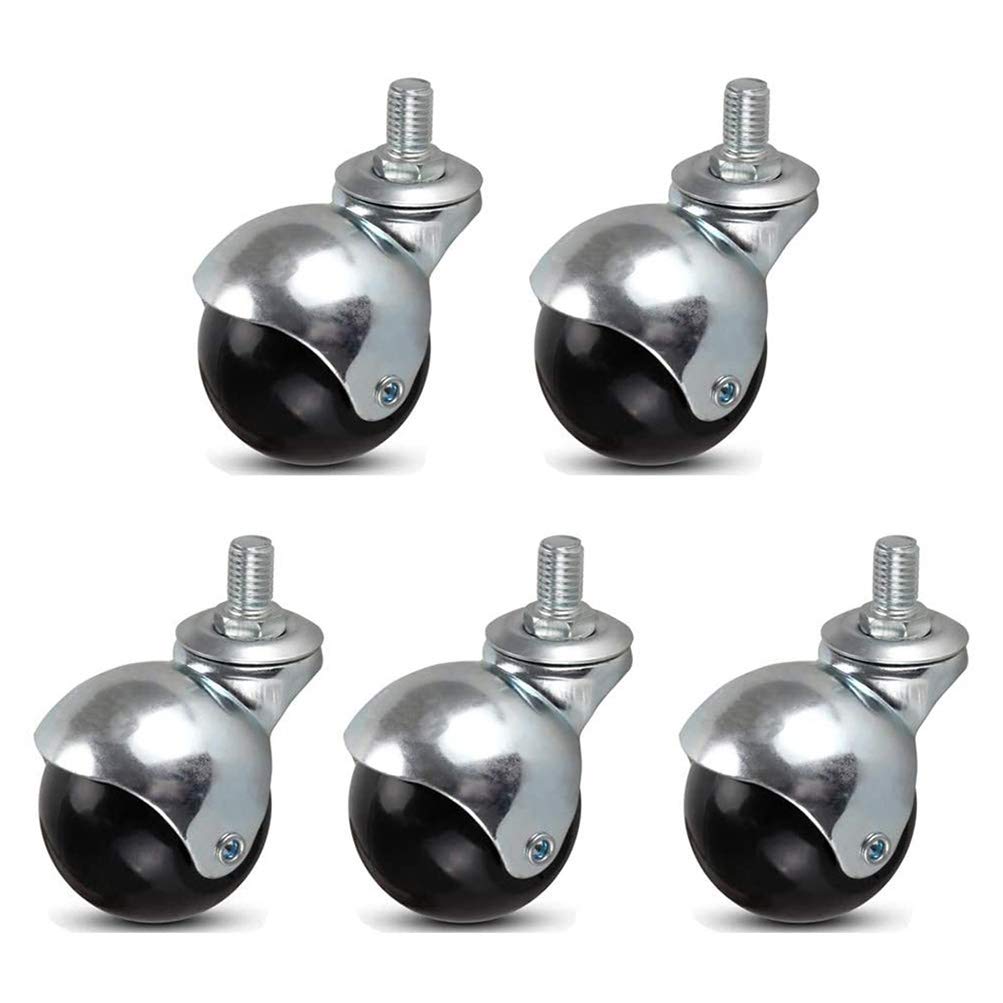 Roulettes pour meubles de 5 cm avec frein pour déplacer facilement le canapé