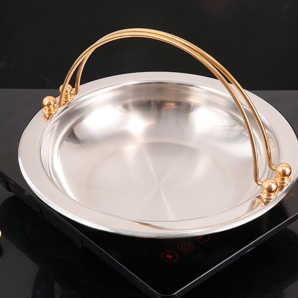 VOSAREA Stainless Steel Japanese Style Sukiyaki Pot for Restaurant Cooking