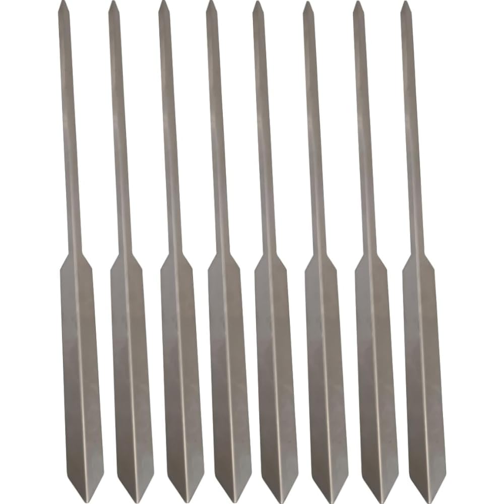Spiedini espeto in acciaio inox 50 cm Avalon - spiedino per carne, verdure, pesce (sardina, spigola) barbecue e griglia (15)