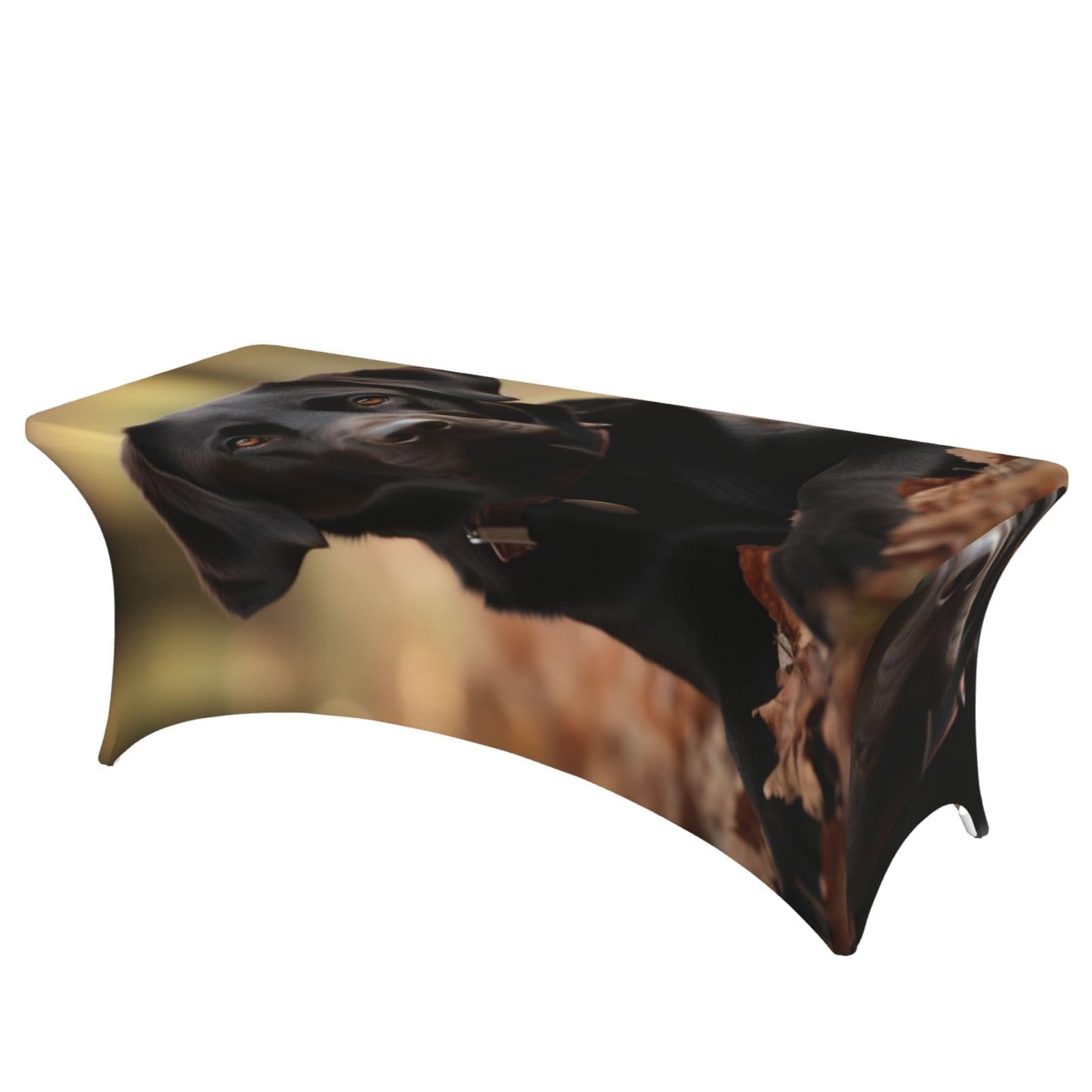 Nappe labrador 1m80 en élasthanne pour table rectangulaire lavable