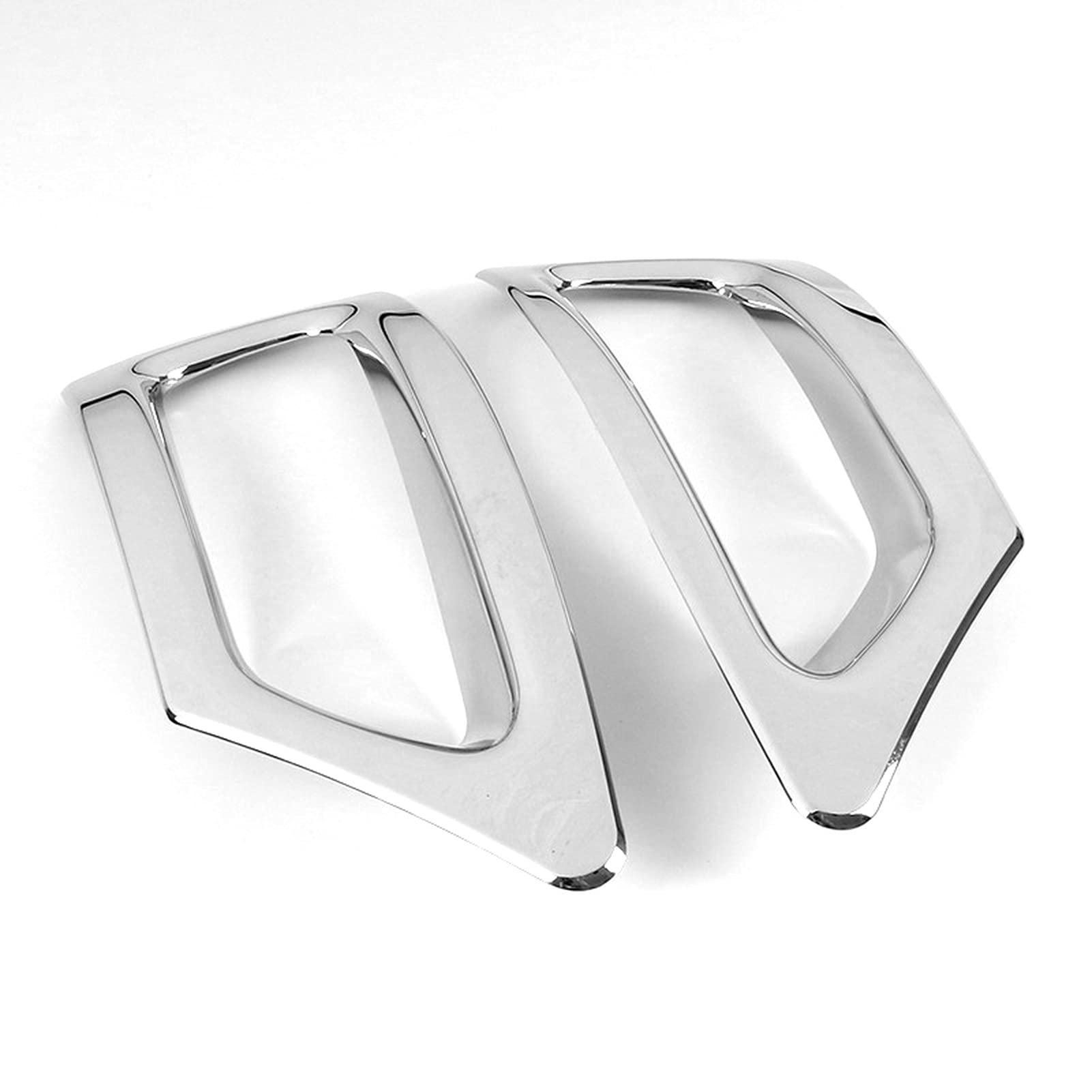 YKANZS 1 Pair Fog Lamp Cover,Fit for Dodge Cooway 2013 Car Front/Rear Fog Lamp Frame Foglight Chrome Trim Covers Anti-Scratch Sticker Decor