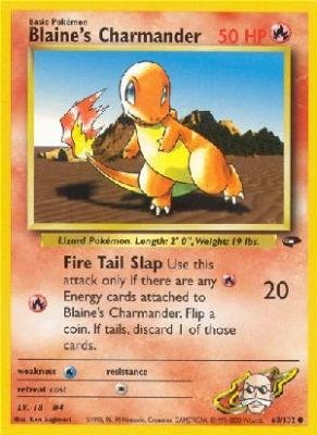 Pokemon Number Blaine\'s Charmander - Gym Challenge - 60 [Toy]
