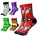 titioffice Halloween Socken Bunte Socken Kuschelsocken Lustige Socken, Baumwolle Socken 5 Paare, Halloween Geschenk für Frauen Männer 36-40 ck Bunt günstig Kaufen-titioffice Halloween Socken Bunte Socken Kuschelsocken Lustige Socken, Baumwolle Socken 5 Paare, Halloween Geschenk für Frauen Männer 36-40
