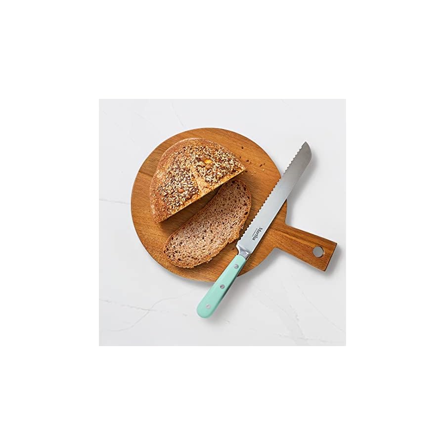 MARTHA-STEWART-Eastwalk-14-Piece-High-Carbon-Stainless-Steel-Cutlery-Knife-Block-Set-wABS-Triple-Riveted-Forged-Handle-Acacia-Wood-Block-Martha-Blue MARTHA STEWART Eastwalk 14 Piece High Carbon Stainless Steel Cutlery Knife Block Set w/ABS Triple Riveted Forged Handle Acacia Wood Block - Martha Blue