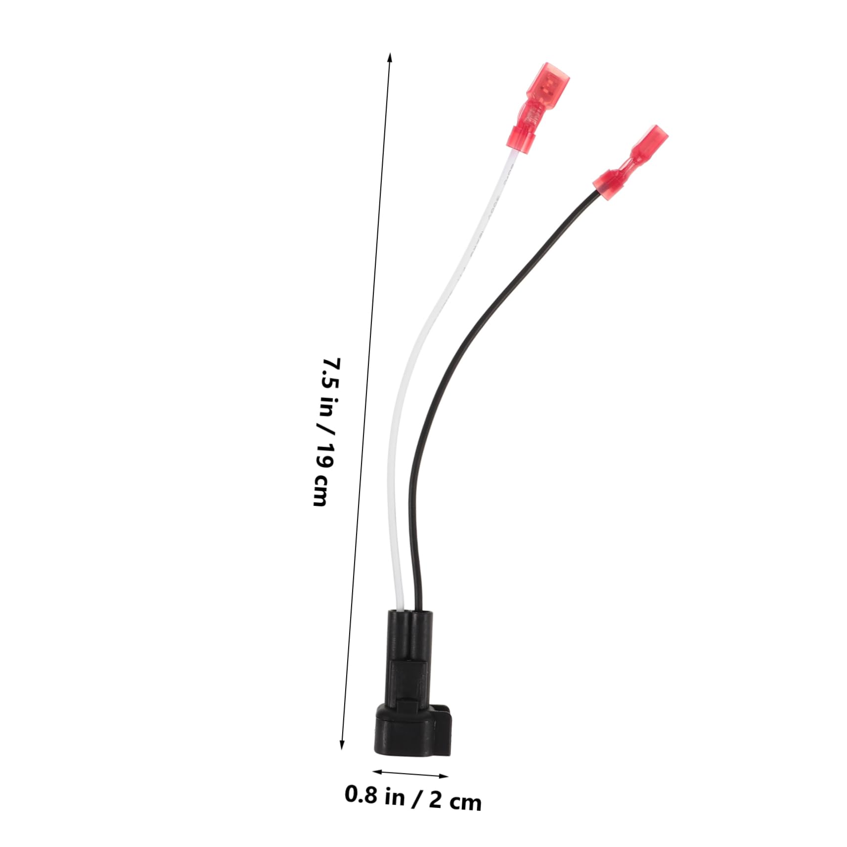 FUNOMOCYA 2pcs Car Speaker Wire Adapter Harness Connector for Vehicles Easy Installation Automotive Wiring Kit for Rear Speaker Conversion Durable and Reliable Audio Enhancement