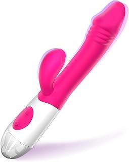 G Spot Rabbit Vibrator Dildo Women Sex Toys with 3 Vibration Modes, Adult Toy for Women Clitoris G Spot, Waterproof Powerful Female Vibrator Toy for Women and Couples Toys for Her Sex