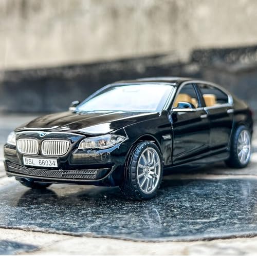 Image of DEOXY Diecast 1:32 BMW 535i Metal Car Toy for Kids with Lights and Music Vehicle, Gifts for Boys and Girls, Olive