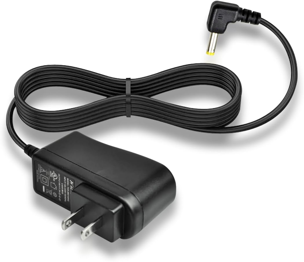 Portable DVD Player Charger, Wall Charger, Replacement AC-DC Power Adapter for Sylvania/DBPOWER/HDJUNTUNKOR/WONNIE/UEME/YOTON Portable DVD Players, Power Supply Cord (9V/1.5A)