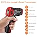 Infrared Thermometer, ZOTO Color Screen Non Contact Digital Laser Thermometer Temperature Gun -58℉~1022℉ (-50℃ ~ 550℃) with Adjustable Emissivity and Max Measure for Kitchen Cooking BBQ Automotive