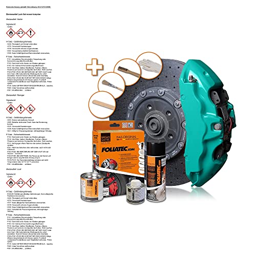 FOLIATEC 2174 - Kit peinture étriers de freins - Océan Turquoise
