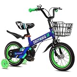 bici 18 pulgadas edad SISTEMA DE PANTALLA DE DUAL FLEXIBLE: la bicicleta está equipada con frenos delanteros y traseros que proporcionan una doble seguridad y fácil de proporcionar energía de parada flexible y suave. .