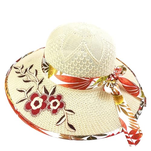 Chapeau de paille pliable anti-déformation pour le sac de plage