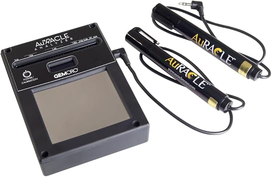 GemOro AuRACLE Analyzer and Extra Replacement Pen Probe | Accurate Compact Portable Electronic High Karat Gold & Platinum Tester | Precision Jewelry Tool with Expert Professional Reading & Accuracy