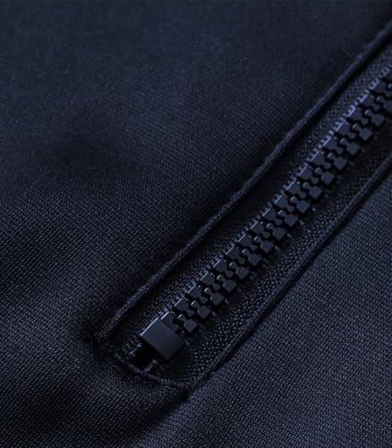 INVACHI Hoodies for Men Warm Winter Sherpa Lined Sweatshirt Full Zip Up Fleece Sweatshirts with Pockets4