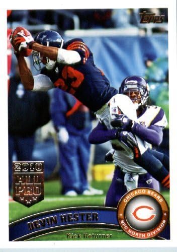 2011 Topps Football Card #36 Devin Hester - Chicago Bears - NFL Trading Card