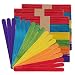 Hygloss Products Colored Craft Sticks – Bright Vibrant Wood Popsicle Sticks – 4.5 Inches, 1000 Mixed Colors