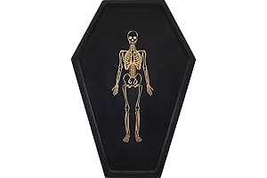 Gothic Coffin Serving Tray Decor - Exceptional Wooden Tray with an Alluring...