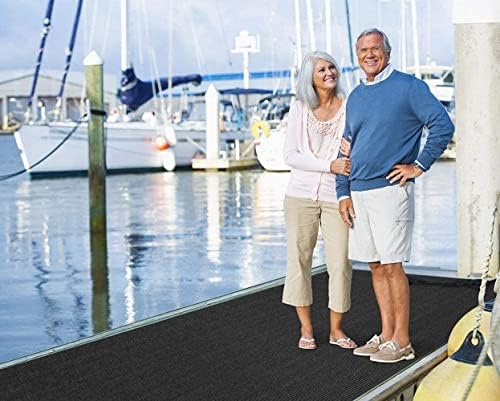 ybaymy Carpet Runner 90x300cm Non-slip Dirt Stopper Carpet with Rubber Backed Washable Door Mat Black Runner Rug for hallway Kitchen Flooring Mat Indoor Outdoor for Home Hall Entrance