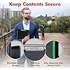Dexas Legal Size XL Slimcase 2 Storage Clipboard, Gray with Green Clip, 15.5 x 10.5