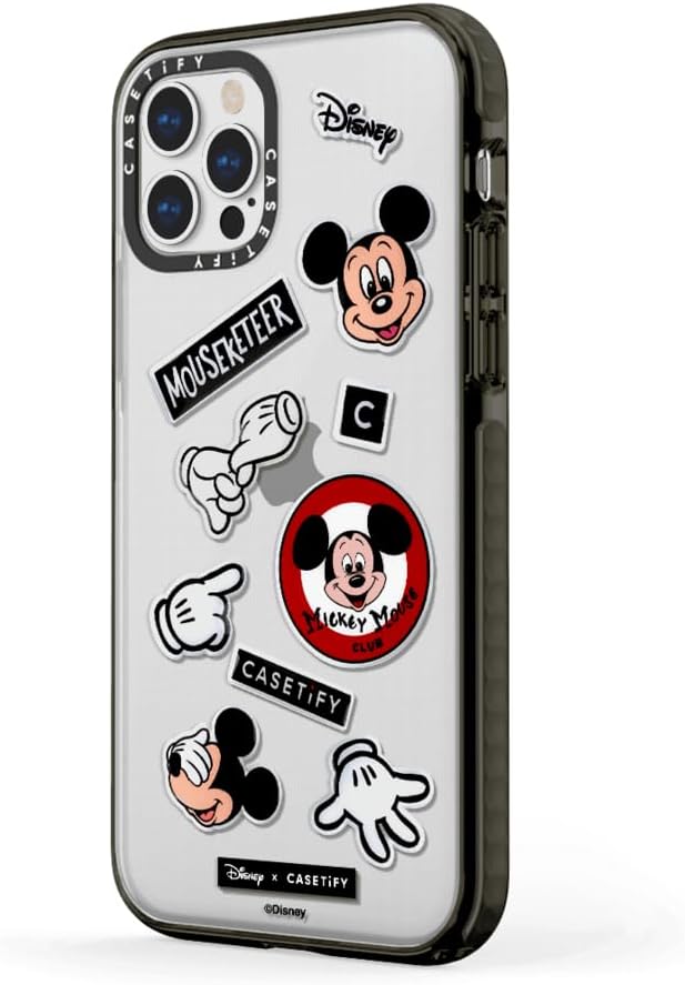 CASETiFY Impact Case for iPhone 12 / iPhone 12 Pro - Pretty Blush - Clear Black - Image 7