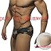 Alalaso Swim Men's Three-dimensional 2 Thick Fashion Sexy Pieces Trunks Pad Underwear Short Swimming Trunks for Men (White, One Size)
