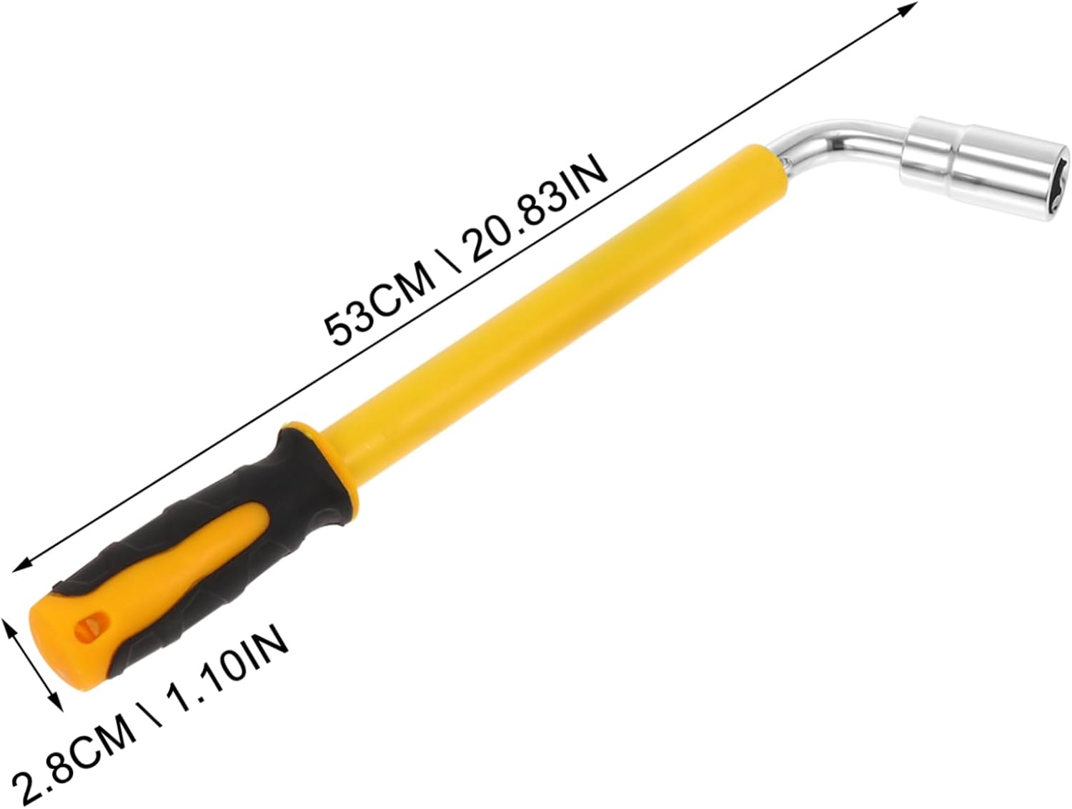 Ergonomic Tire Lug Wrench Car Tire Repair Tool Telescopic Design Heavy Duty Nut Wrench
