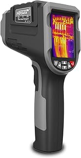 Thermal Camera with Video Function, 120 x90 IR Resolution One Million Pixels 25Hz Refresh Rate Infrared Thermal Imager 8 Color Palettes（NF-521S）