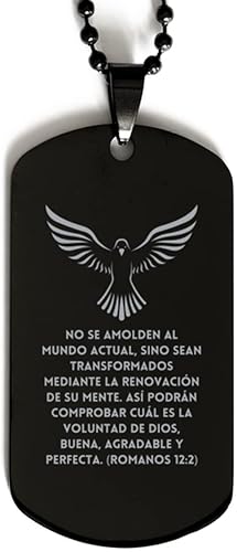 Regalos religiosos catolicos - No se amolden al mundo actual, sino sean transformados por la renovacion de su mente (Romanos 122) - placa de