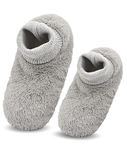 Image of DICUIRD Women's Non-Slip Gripper Slipper Socks Boot House Slippers