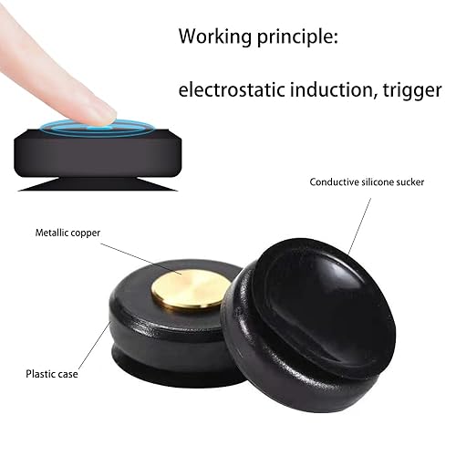 Miniatura 3 de 10 Pieces Mobile Game Joysticks Sets,3 Mobile Game Controller Touch Screen Game Control Joypad Gaming Trigger,3 Car Navigation Touch Screen