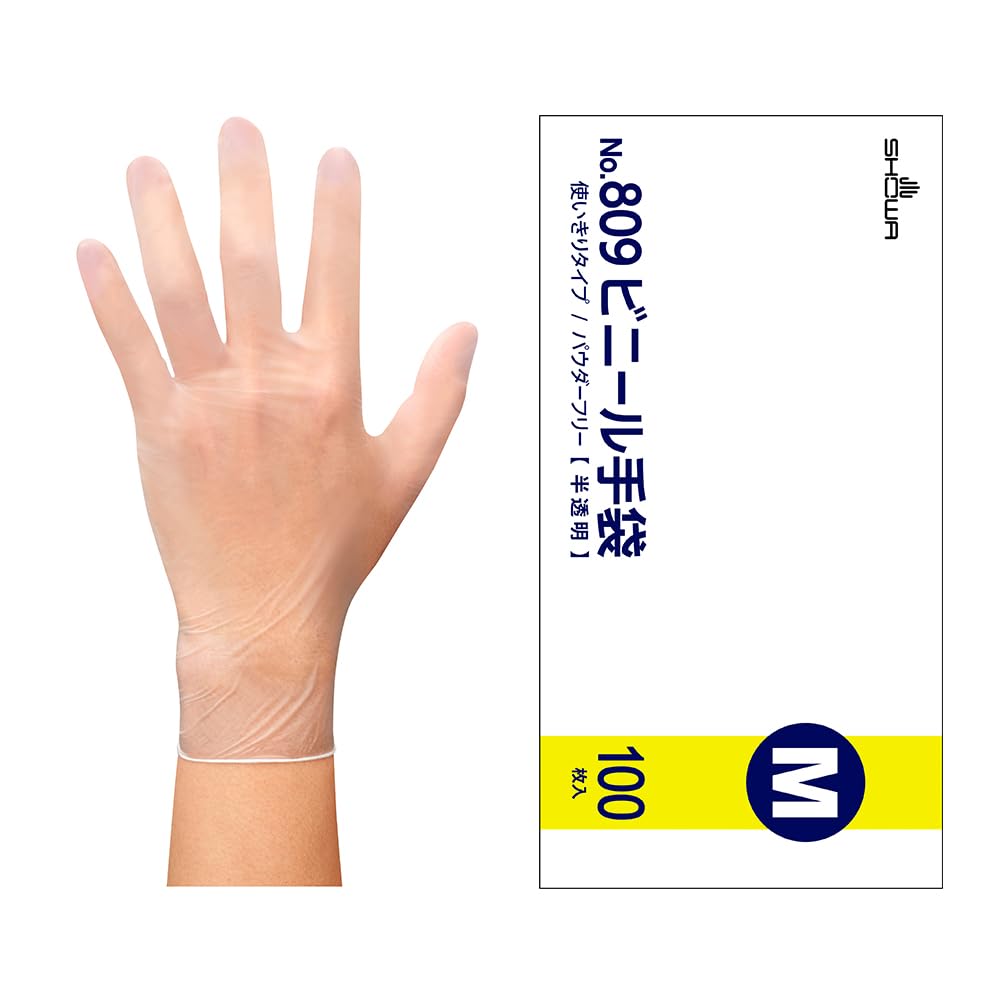 Amazon | [ショーワグローブ] ケース販売・1,000枚入 No.809ビニール