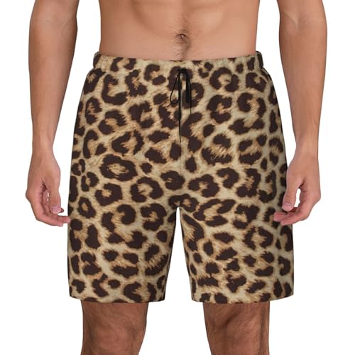 Short de plage léopard homme idéal pour le beach-volley et la baignade