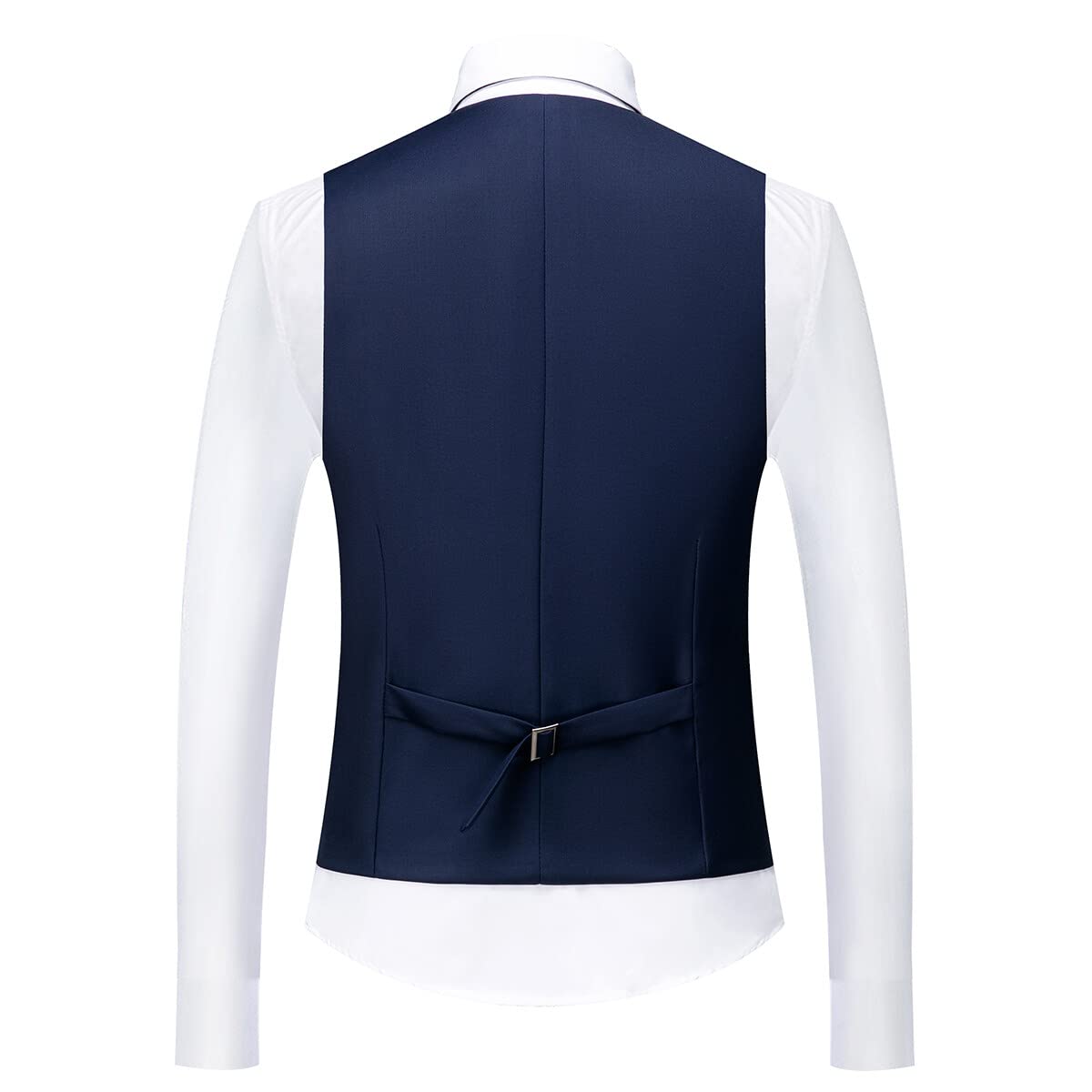 Allthemen Herren Anzug 3-teilig Slim Fit Einreihig Zwei Knöpfe Hochzeit Smoking Anzug Blazer Weste Hose