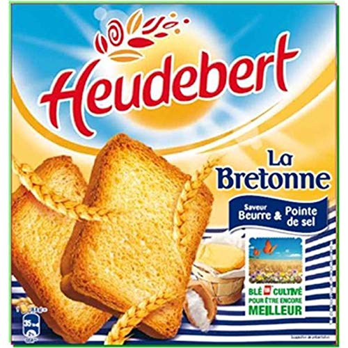 LU HEUDEBERT - Biscotte La Bretonne Sel De Guérande 290G - Lot De 4