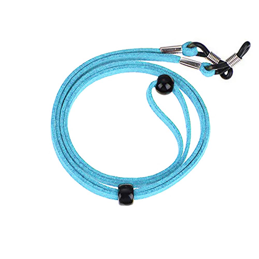 Van Der Linn Secure Sports Glasses Cord, Sungless Spectacle and Spec Lanyard (Light Blue)