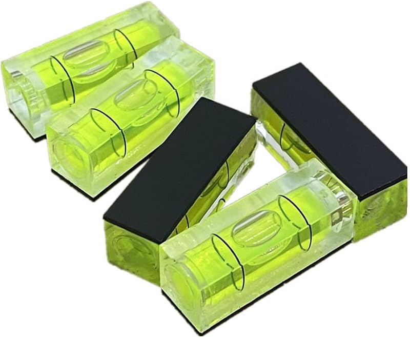 5 niveles magnéticos de burbujas pequeñas, 29 x 10 x 12 mm, mini herramientas de diseño de medición de nivel de burbuja cuadrada (29 mm)