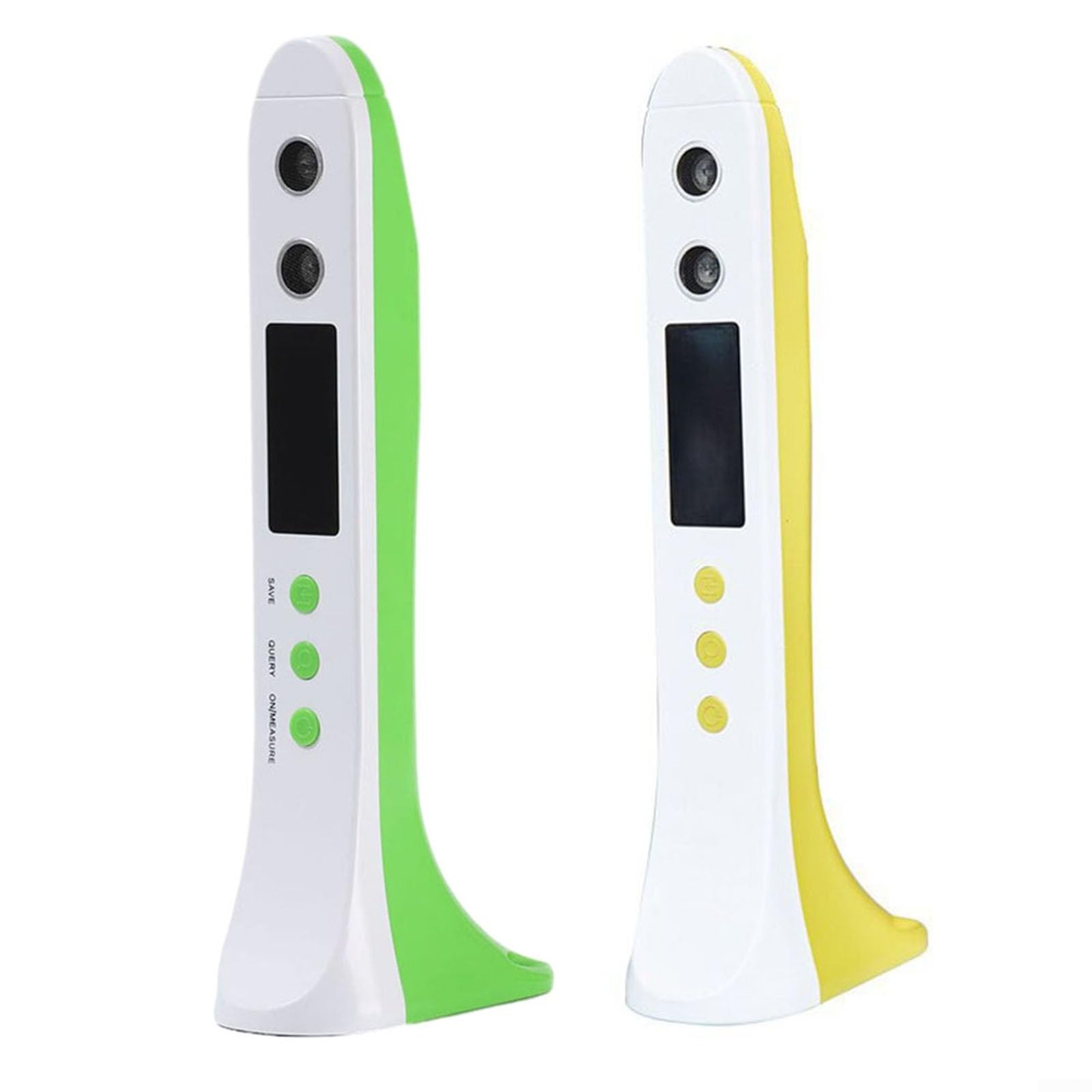 Instrument de mesure de la hauteur, stadiomètre portable à main, instrument de mesure sans fil, règle électronique de hauteur pour la maison, les enfants, 200 cm (vert)