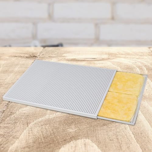 Plaques à biscuits en aluminium anodisé 35x25 cm lot de 2 pour la cuisson des pâtisseries au quotidien