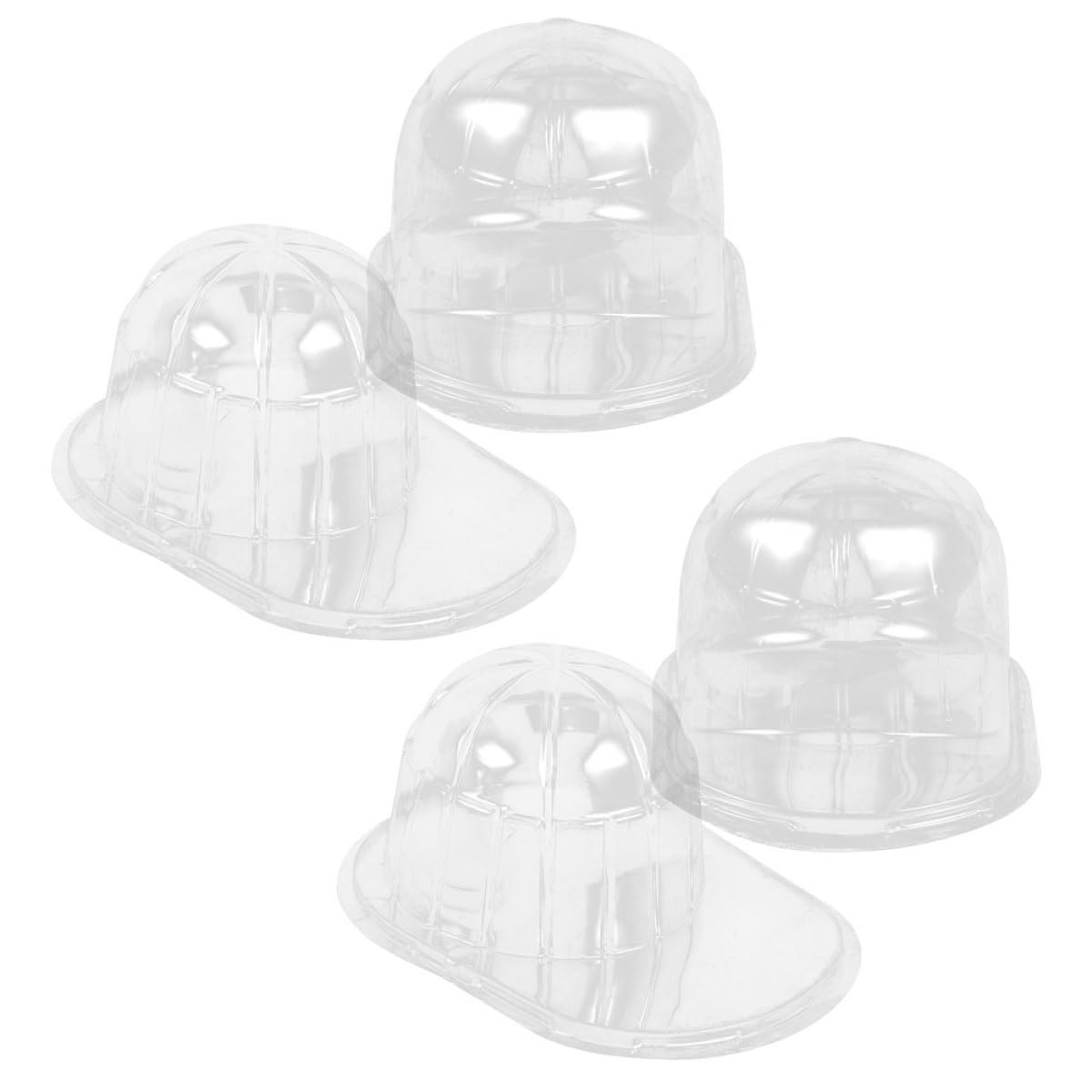 Toyvian Espositore Cappelli da Baseball Supporto PP 4 Pezzi