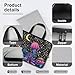 Poceacles Ultra-Portable Neopren-Laptophülle mit Fantasy-Pilz-Aufdruck, Tragetasche, Aktentasche, Tasche mit Griff, passend für 10 12 13 15 17 Zoll Netbook/Laptop